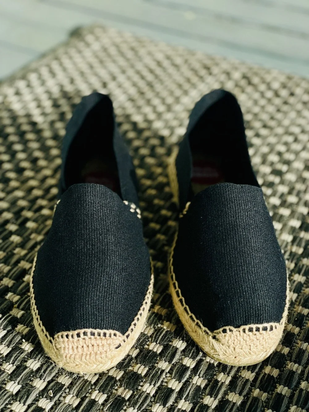 Black Espadrille Slip-On Women’s Shoe FROM SPAIN